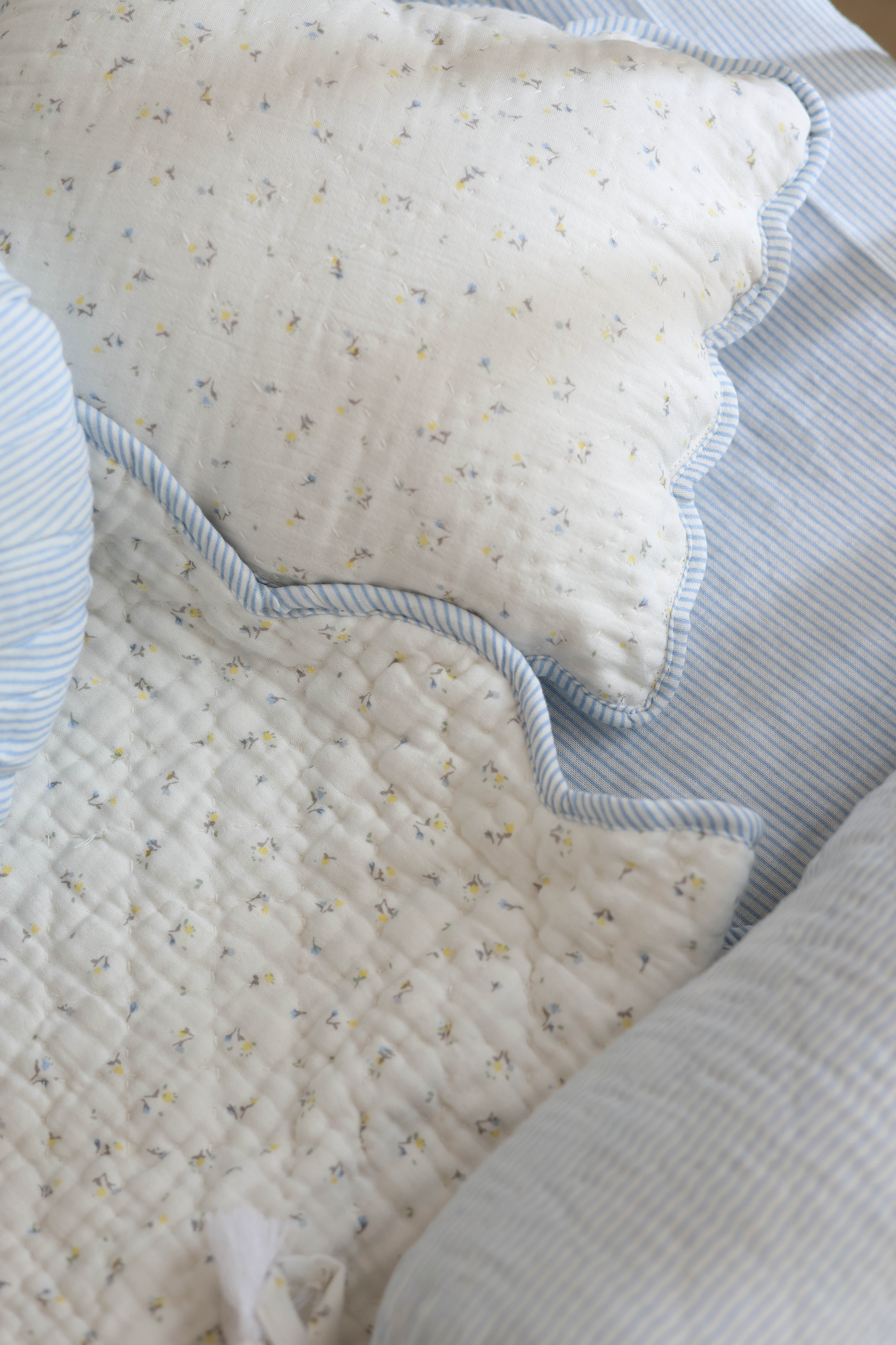 Baby Bedding Set - Sweet Scallop Haven In Blue image 4