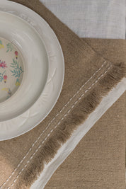 Earth Collection - Linen Table Set In Natural