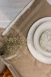 Earth Collection - Linen Table Set In Natural