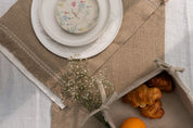 Earth Collection - Linen Table Set In Natural