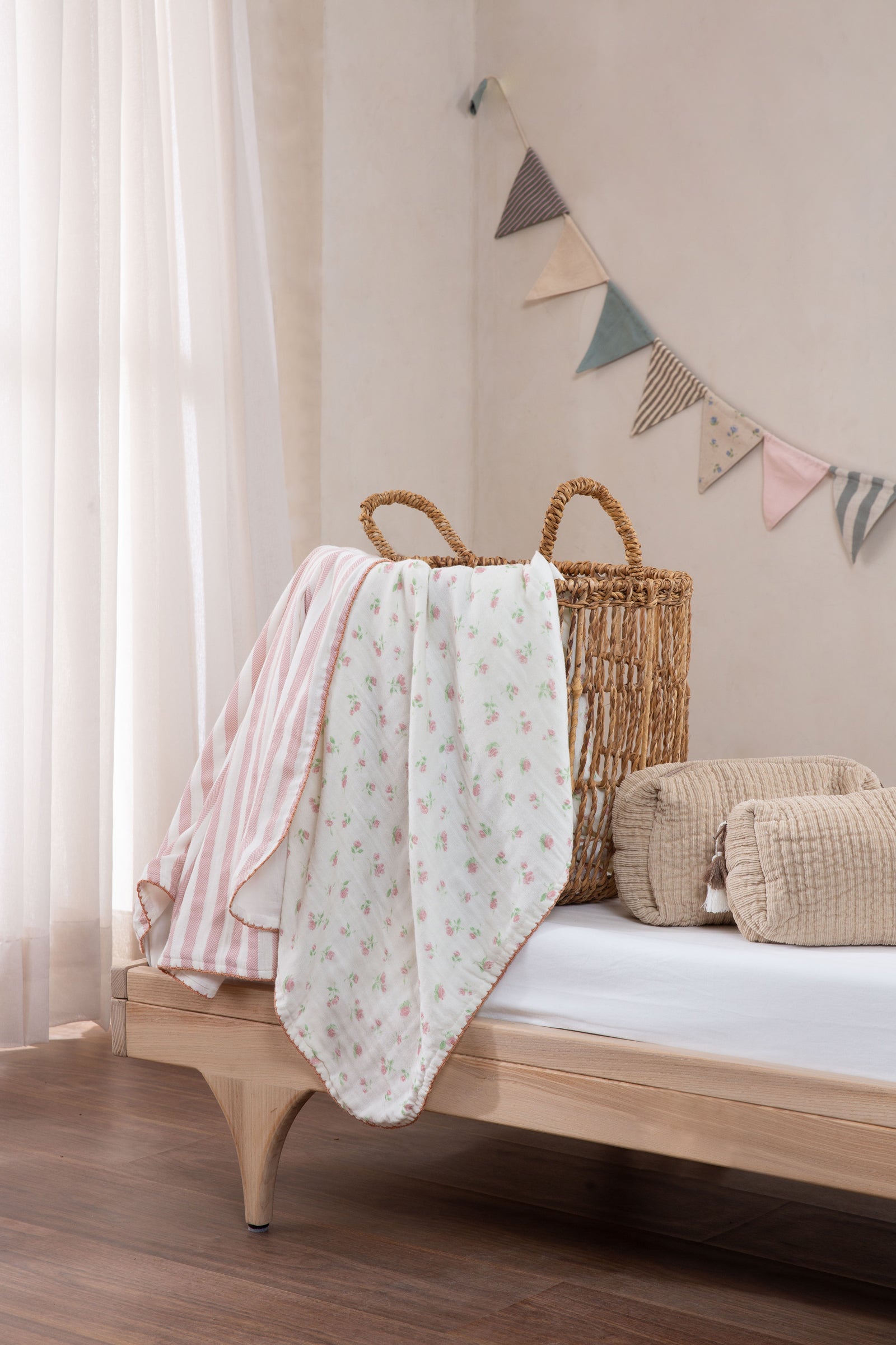 Swaddle Set - Rosy Whisper