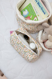 Quilted Storage Basket Set - Sweet Meadows