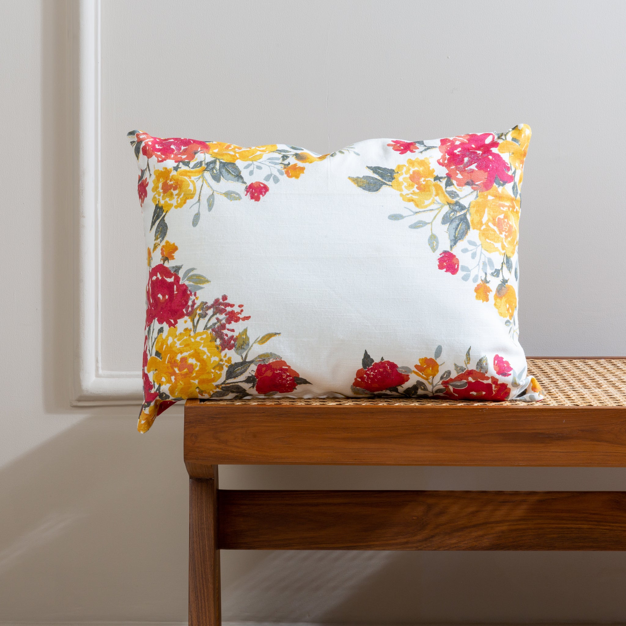 Floral Lumbar Cushion