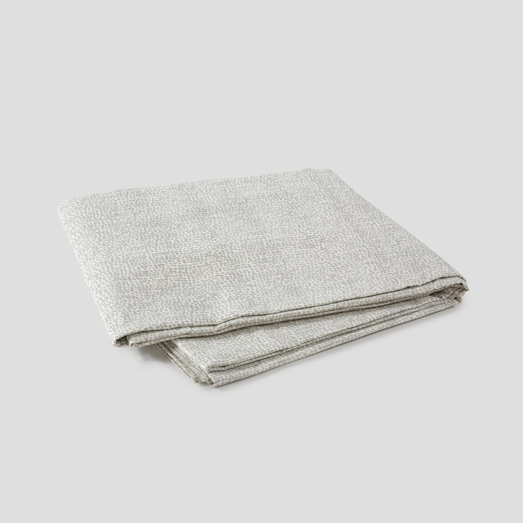 Soft Speckled Bedsheet in Grey