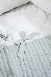 Baby Crib Bedding Set - Bows and Greens