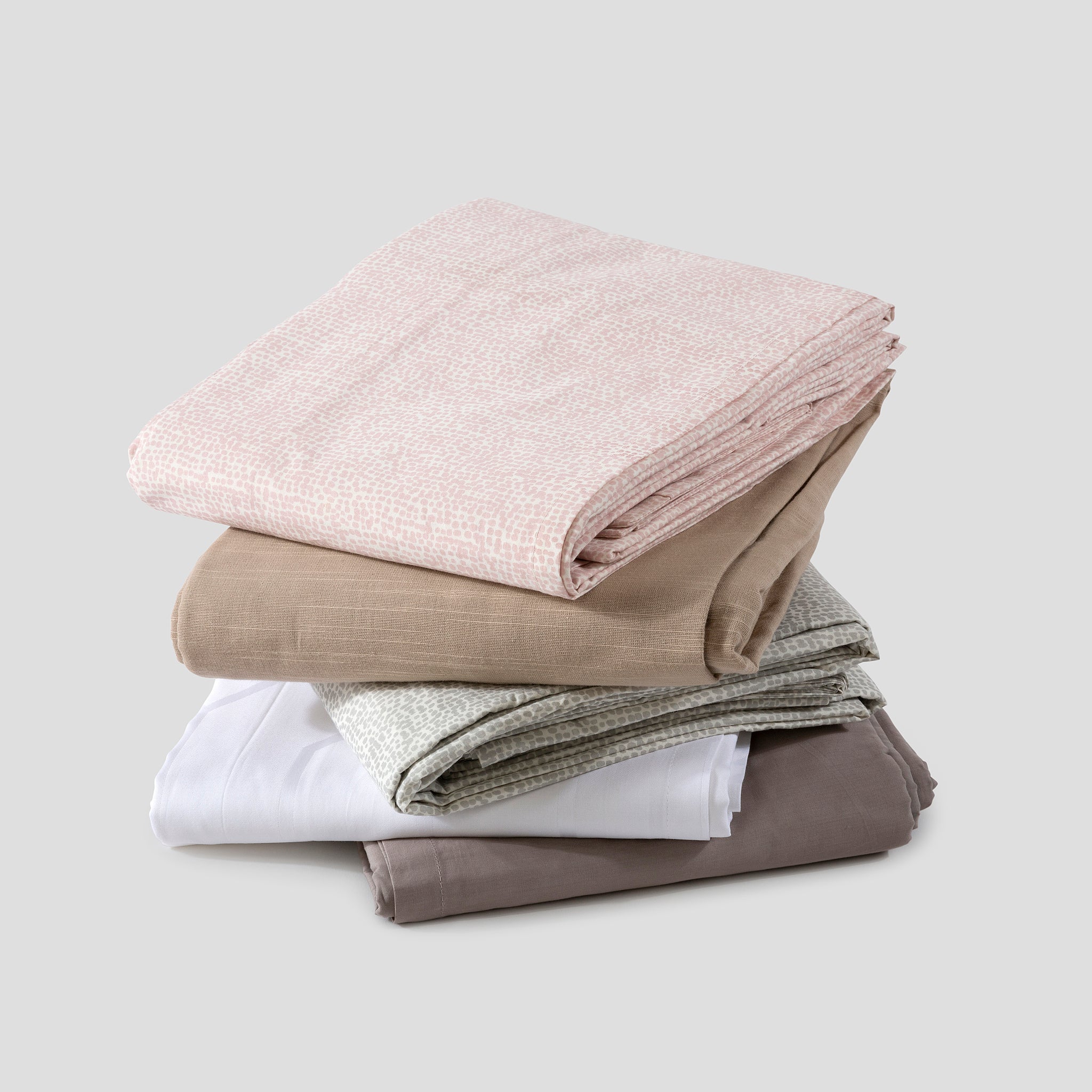 Soft Speckled Bedsheet in Grey
